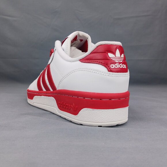 Adidas Originals Rivalry Men's Low Sneakers GZ9793 White Red Sizes 9-12 - Picture 6 of 10